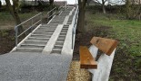 ELKÉSZÜLT A KOSZORÚ ÉS TÁTRA UTCA KÖZTI LÉPCSŐSOR